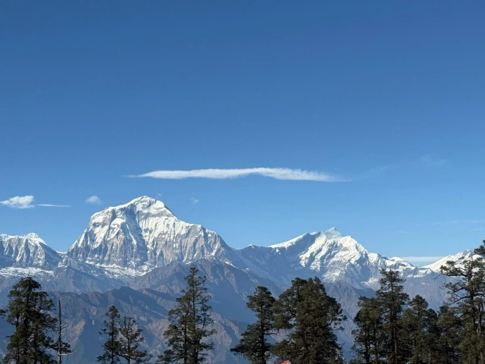 Massif du Dhaulagiri au Népal