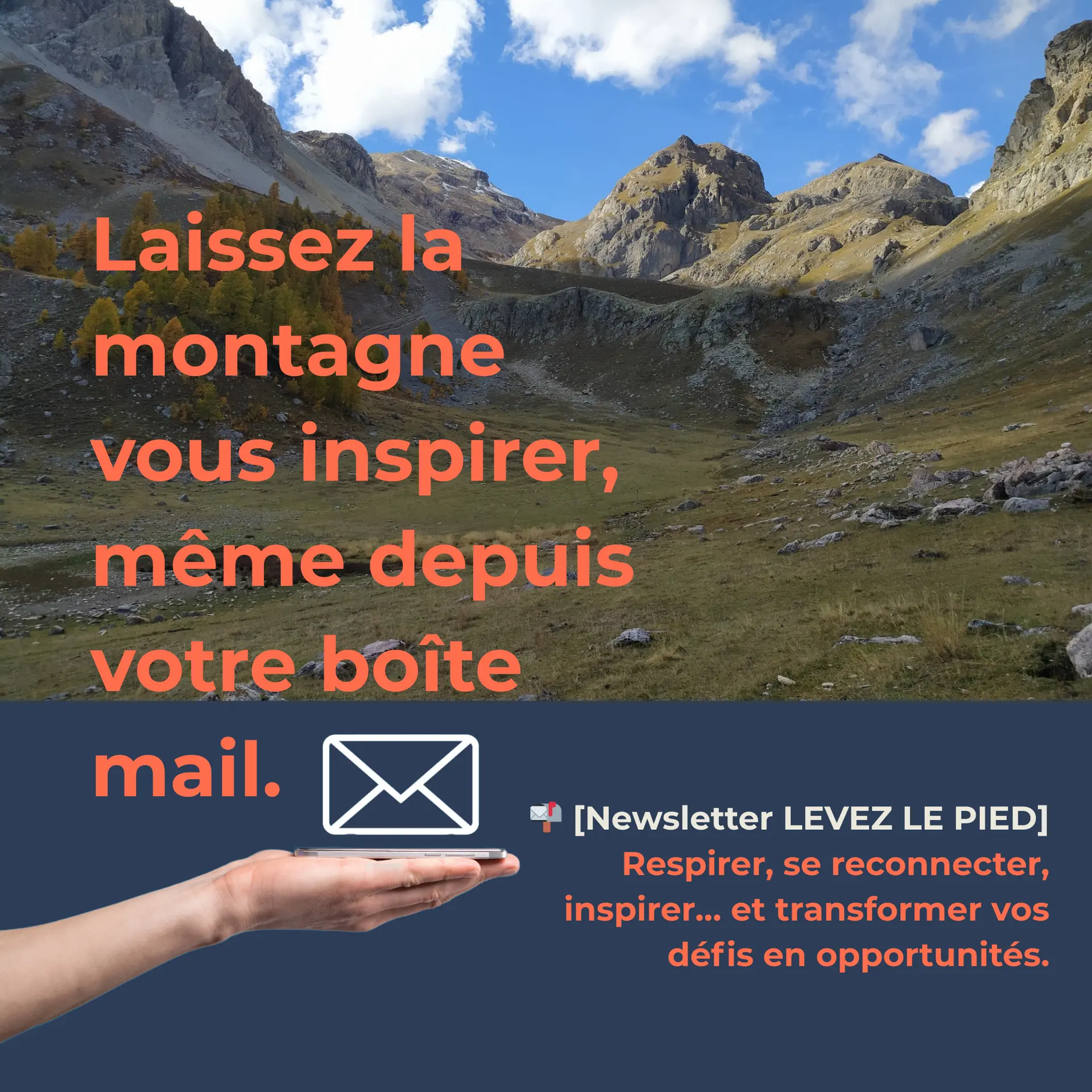 newsletter LEVEZ LE PIED