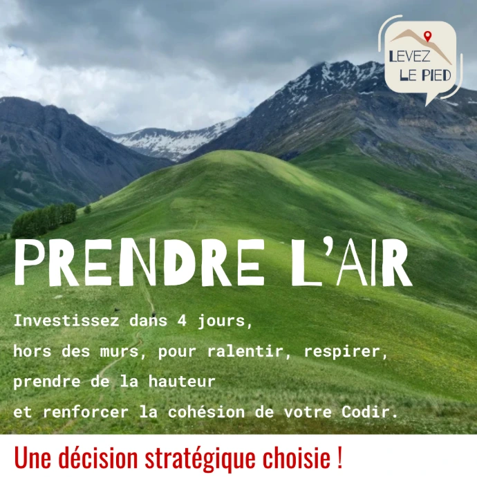 Prendre l'air avec LEVEZ LE PIED